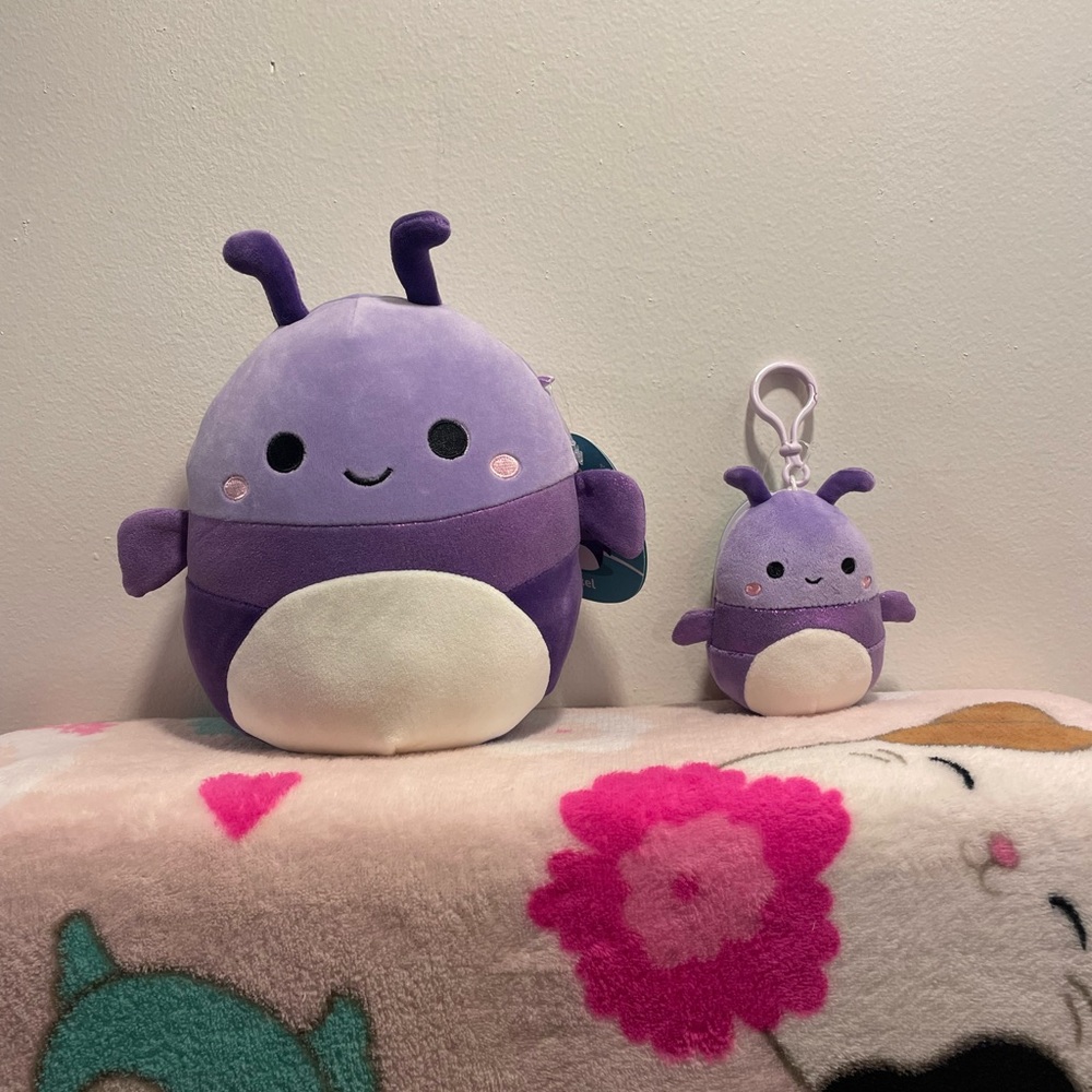 Squishmallow Axel the beetle bundle